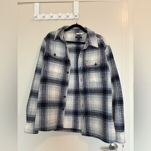 RW&CO. Blue and Cream Plaid Shirt